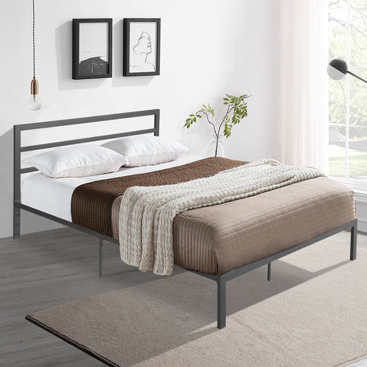 Metal Bed Frame With Headboard - The Sleep Loft - Online Mattress Showroom NYC