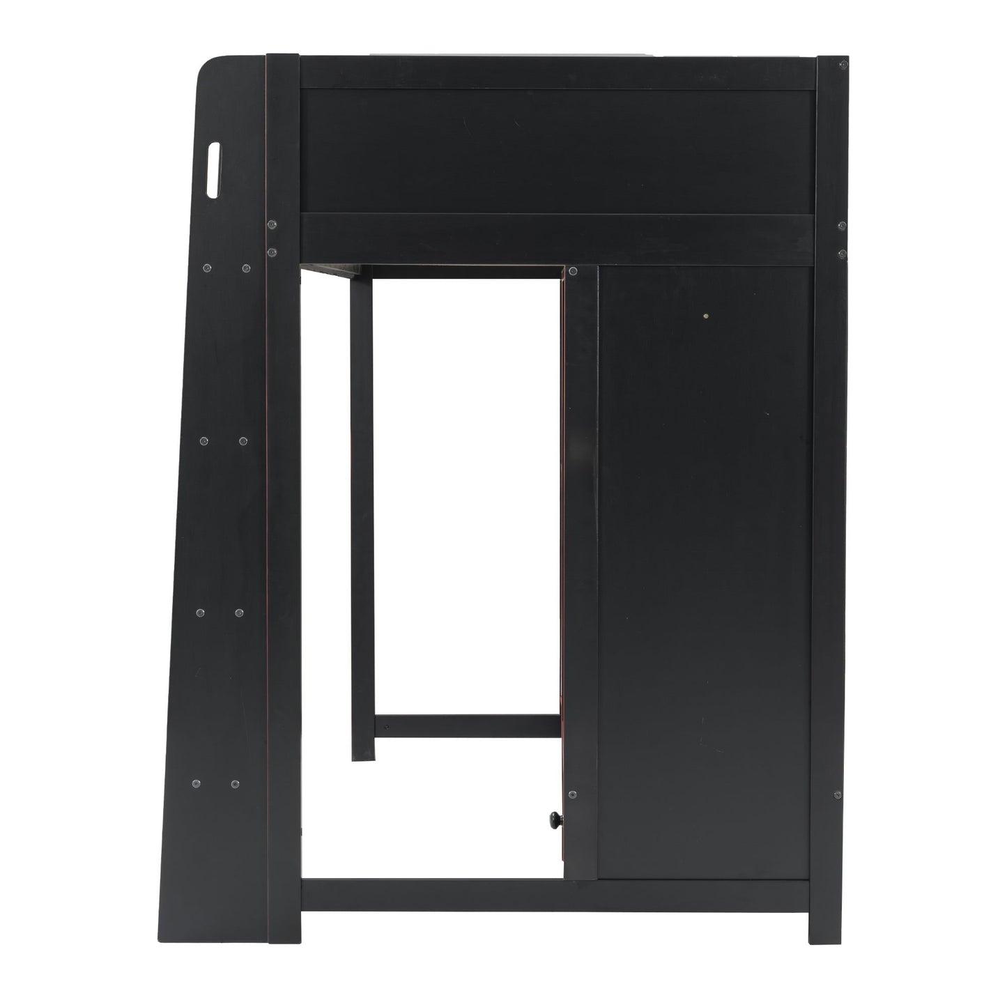 Gaming Loft Bed With Built In Desk, Wardrobe, LED Lighting And Drawer - The Sleep Loft - Online Mattress Showroom NYC