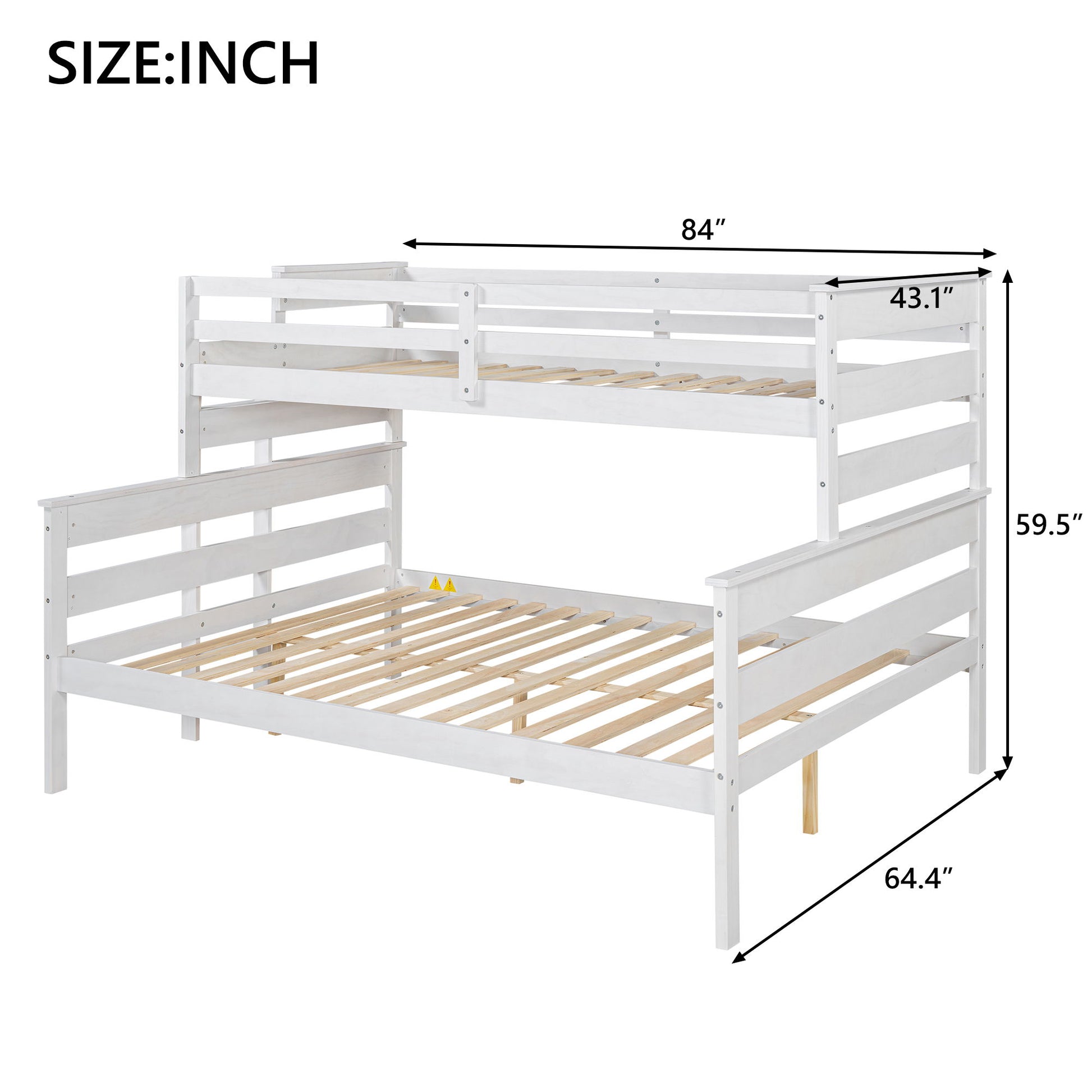 Detachable Design Bunk Bed With Ladder - The Sleep Loft - Online Mattress Showroom NYC