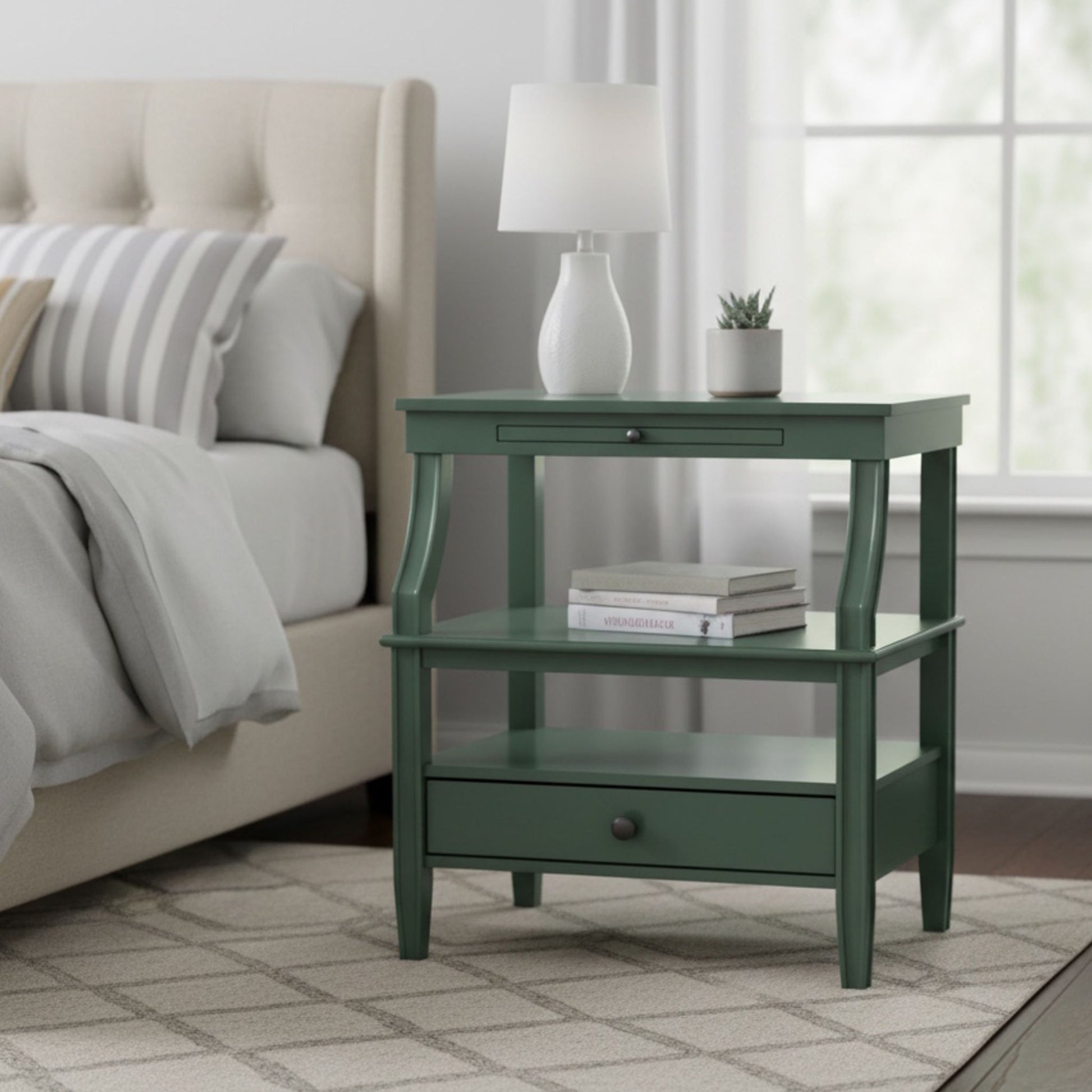 Newland - Storage Nightstand - The Sleep Loft - Online Mattress Showroom NYC