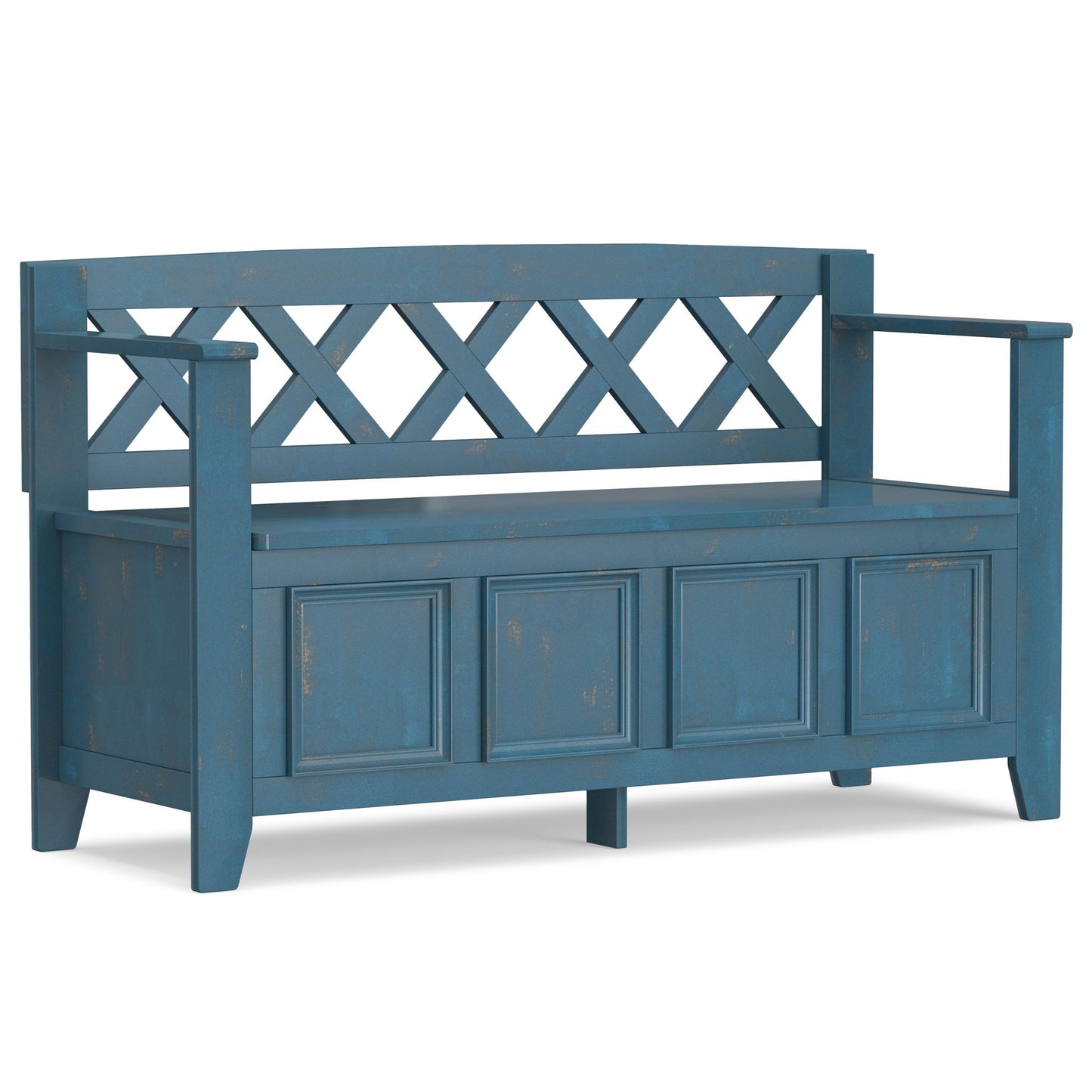 Amherst - Handcrafted Entryway Storage Bench - The Sleep Loft - Online Mattress Showroom NYC