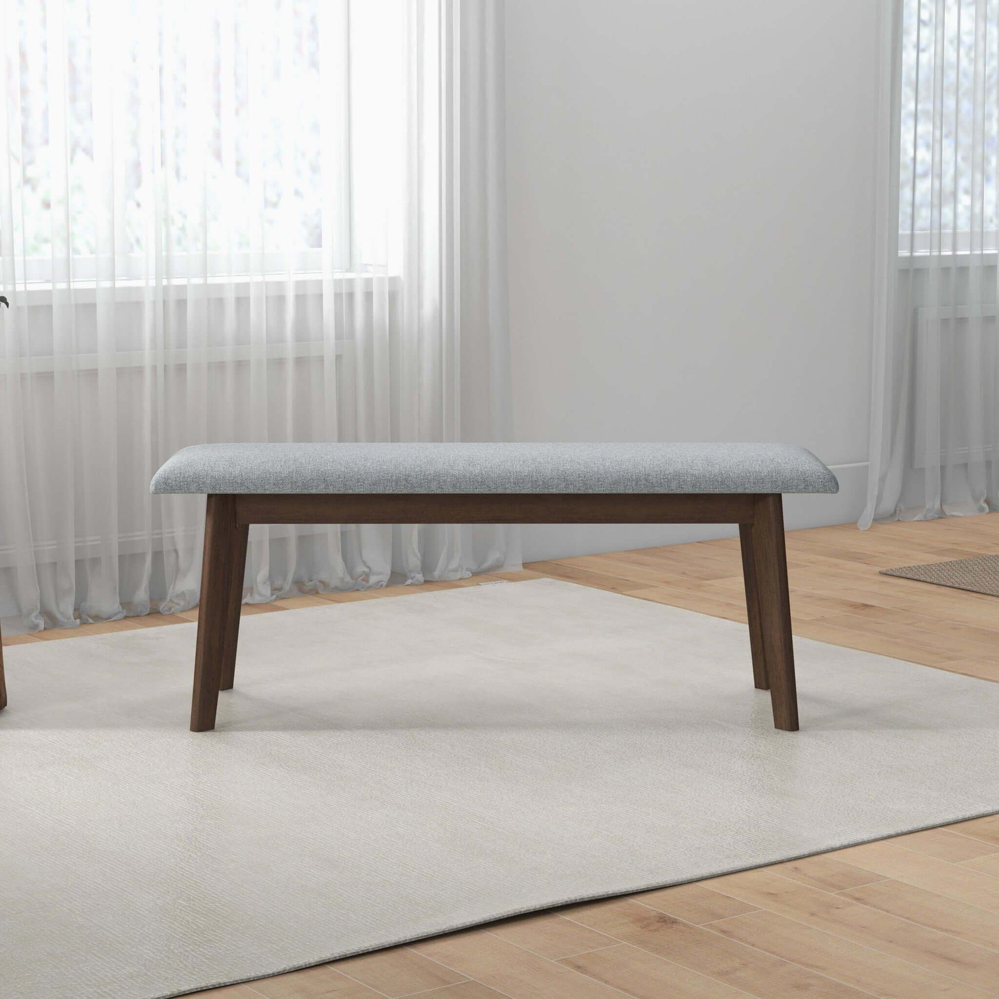 Carlos - Upholstered Bench - The Sleep Loft - Online Mattress Showroom NYC