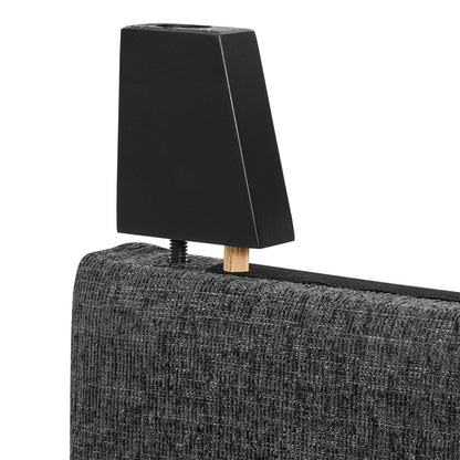 Squares Upholstered Platform Bed - The Sleep Loft - Online Mattress Showroom NYC