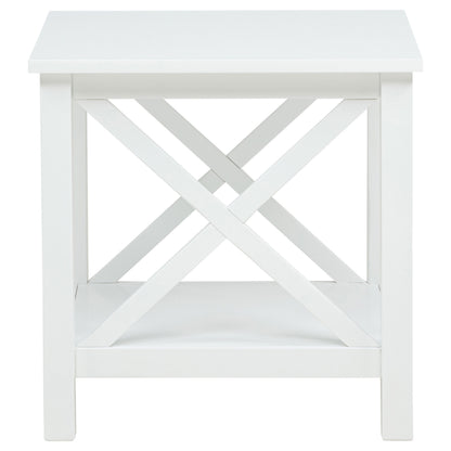 Skyview 3-piece Rectangular Lift Top Coffee Table Set White