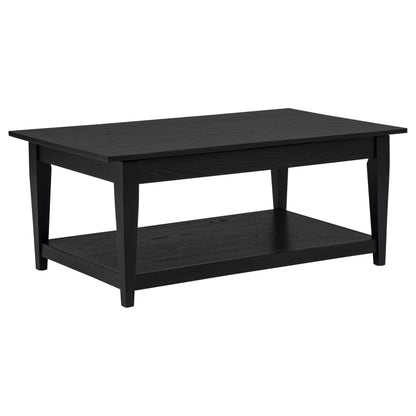 Lindenton 3-piece Wood Lift-Top Coffee and End Table Set Black
