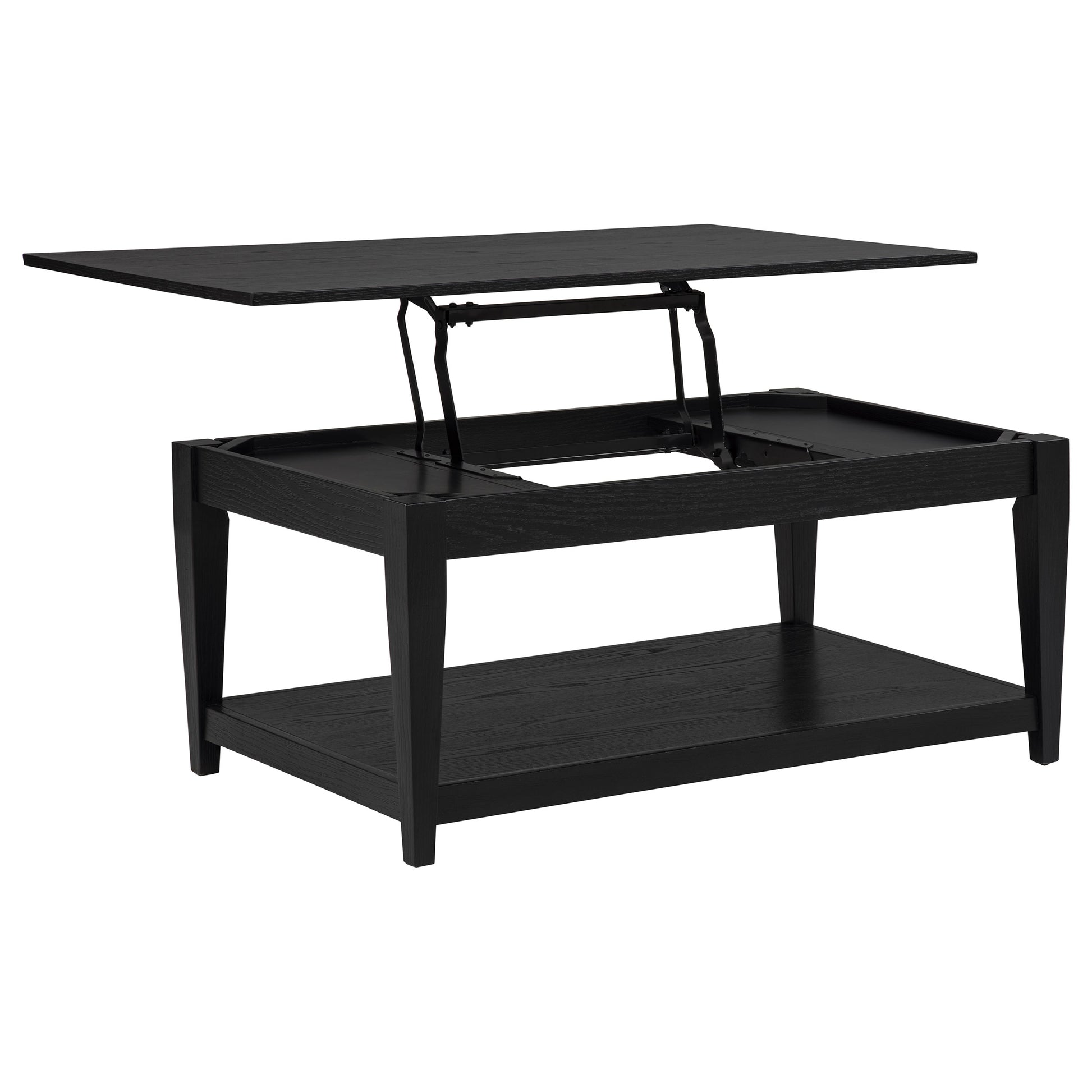 Lindenton Lift-Top Occasional Cocktail Coffee Table Black