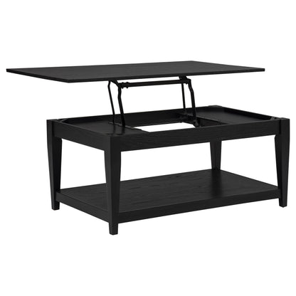 Lindenton Lift-Top Occasional Cocktail Coffee Table Black