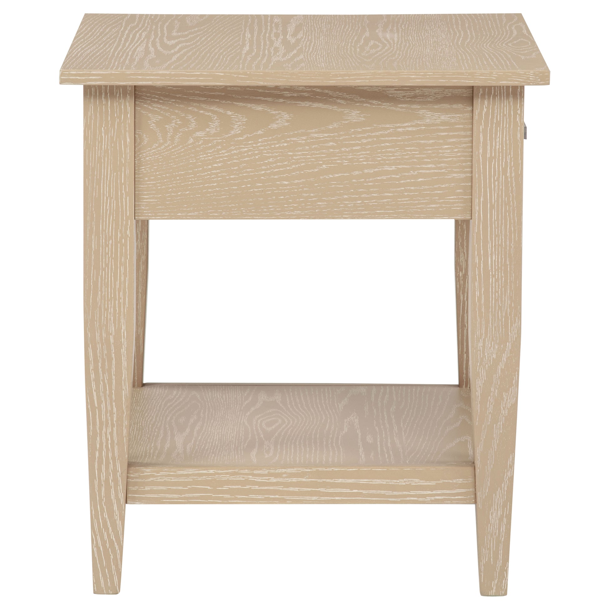 Lindenton 1-drawer Wood Occasional Side End Table Blonde