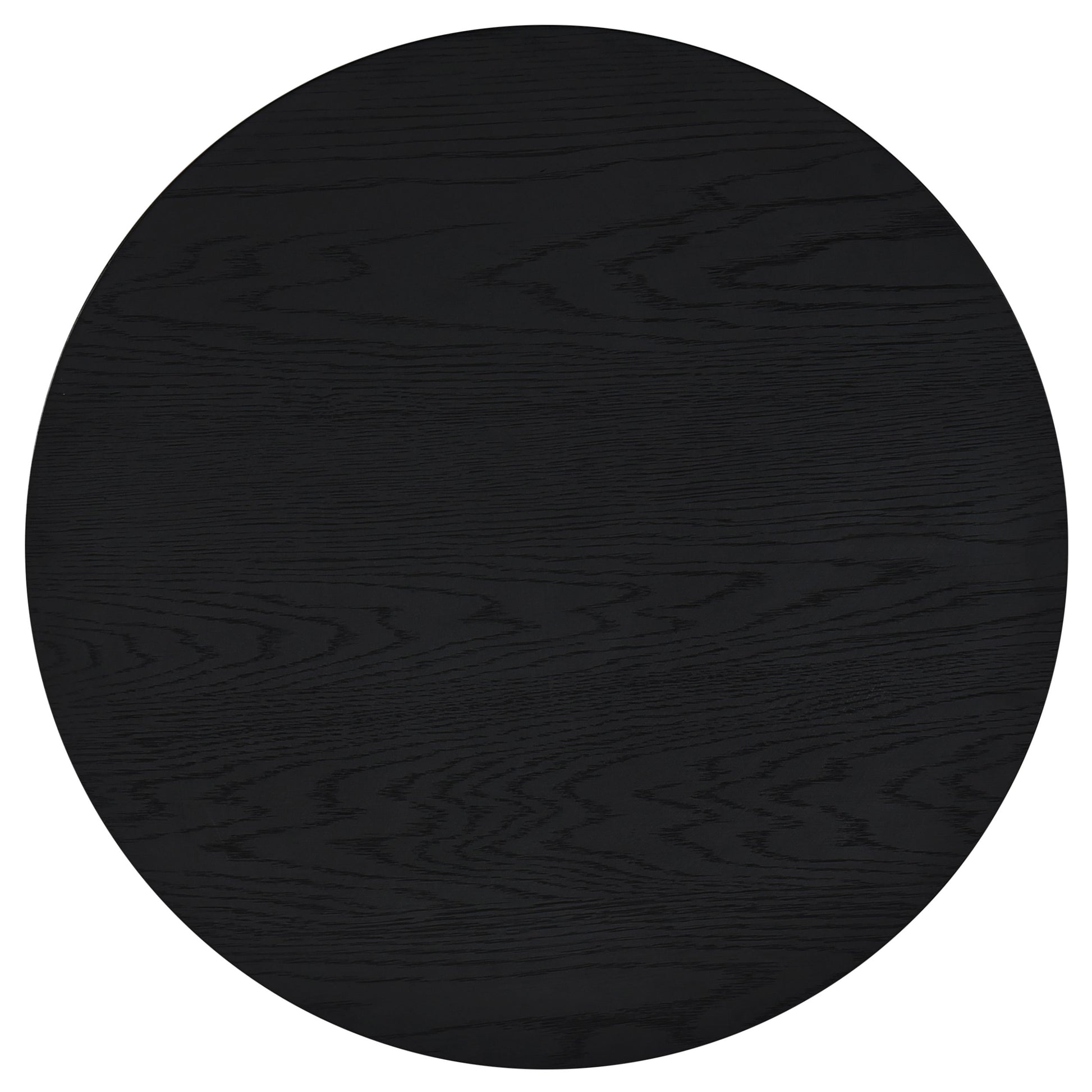 Sweeney 39-inch Round Wood Occasional Cocktail Coffee Table Black