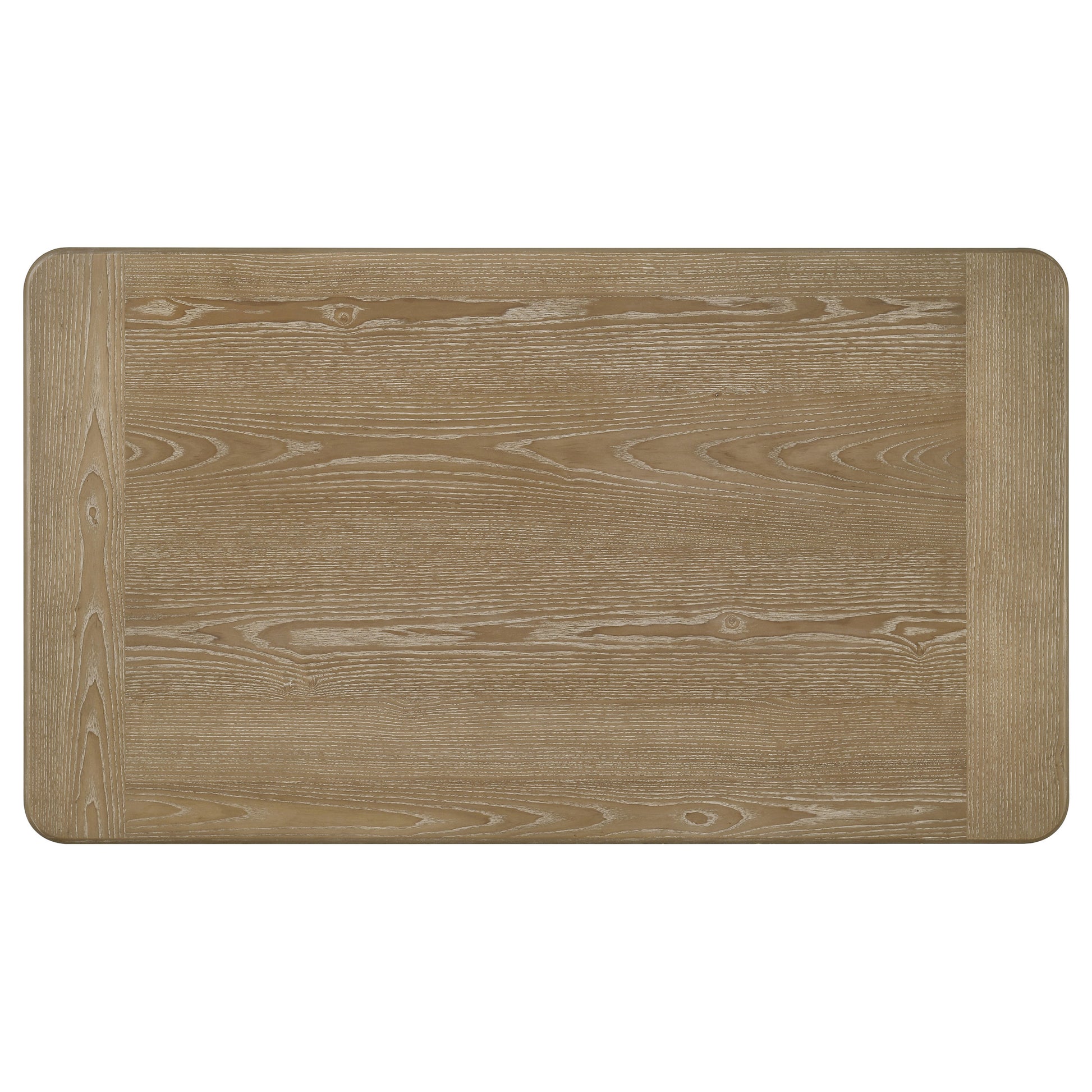 Adina Rectangular Wood Coffee Table Distressed Light Brown