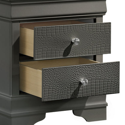 Blaze - 2 Drawer Nightstand - The Sleep Loft - Online Mattress Showroom NYC