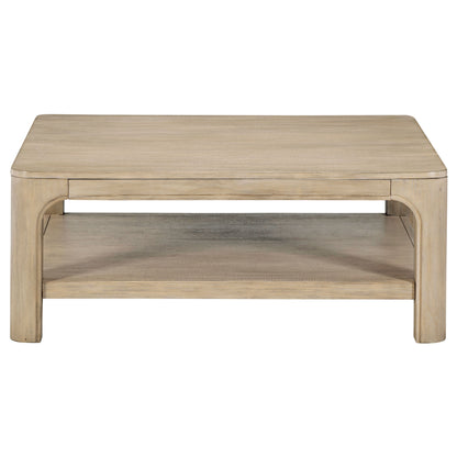 Solano 2-piece Square Coffee Table Set Weathered Mango