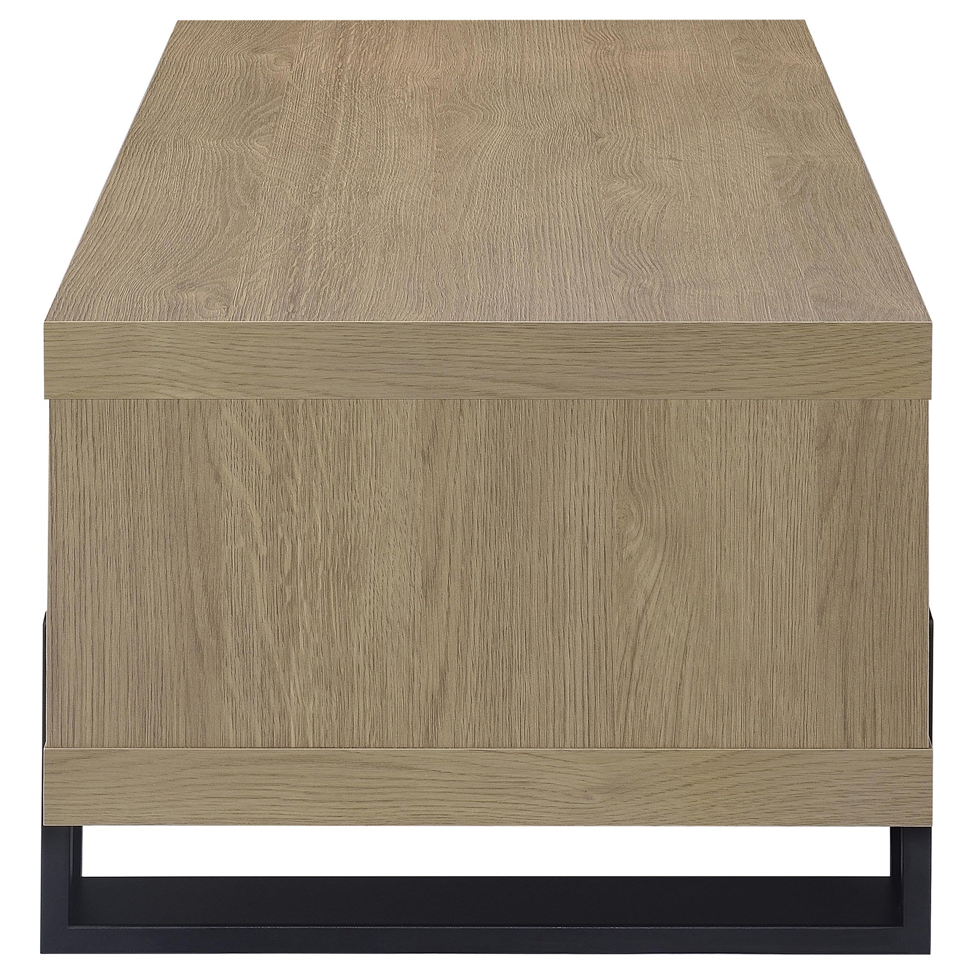 Dinard Engineered Wood Cocktail Coffee Table Latte
