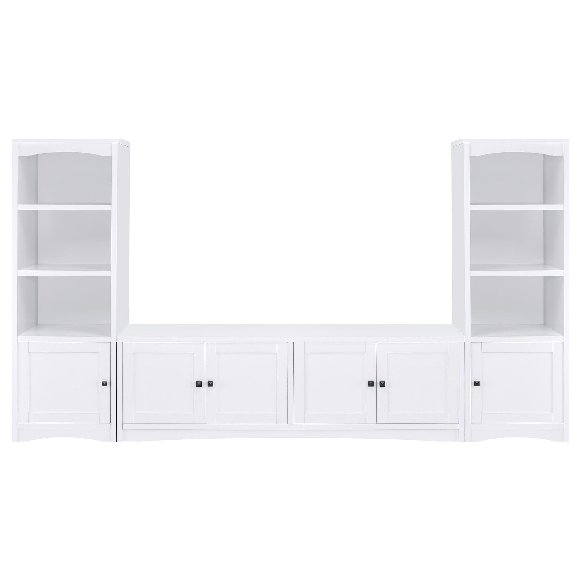 Laughlin 3-piece Entertainment Center TV Stand White