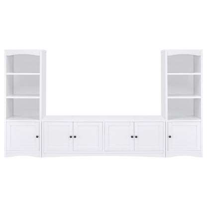 Laughlin 3-piece Entertainment Center TV Stand White