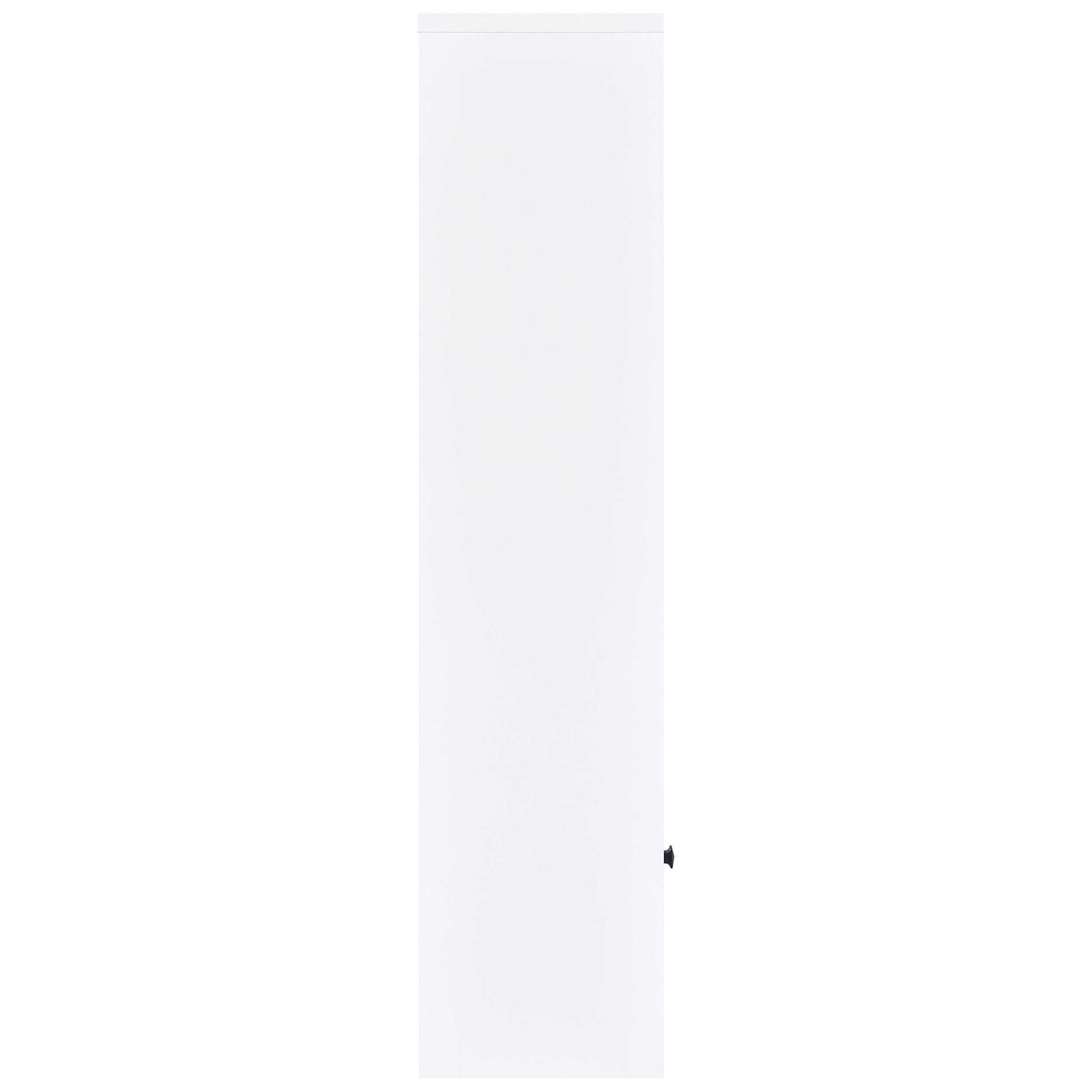 Laughlin 4-shelf Engineered Wood Media Tower White