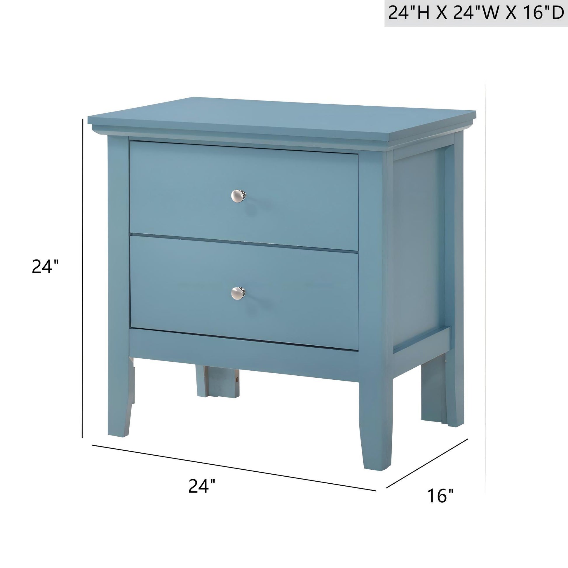 English Dovetailed Drawers Nightstand - The Sleep Loft - Online Mattress Showroom NYC