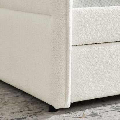 Upholstered Daybed With Pop Up Trundle - The Sleep Loft - Online Mattress Showroom NYC