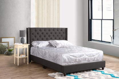Nailhead Bed Transitional Vibrant - The Sleep Loft - Online Mattress Showroom NYC