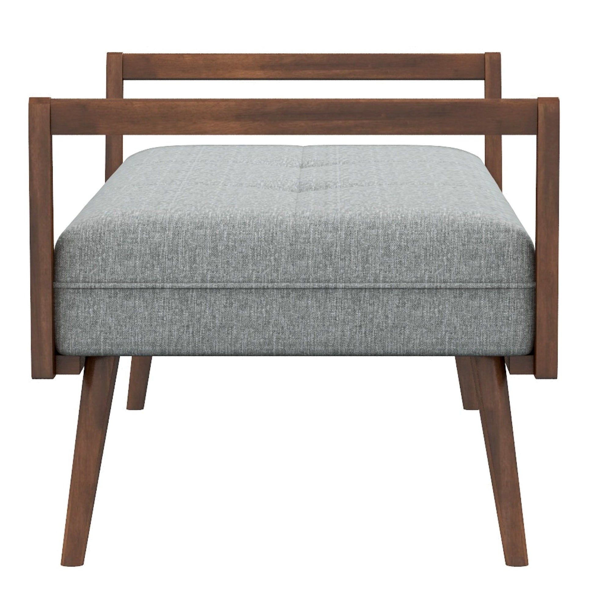 Cora - Bench - Gray - The Sleep Loft - Online Mattress Showroom NYC