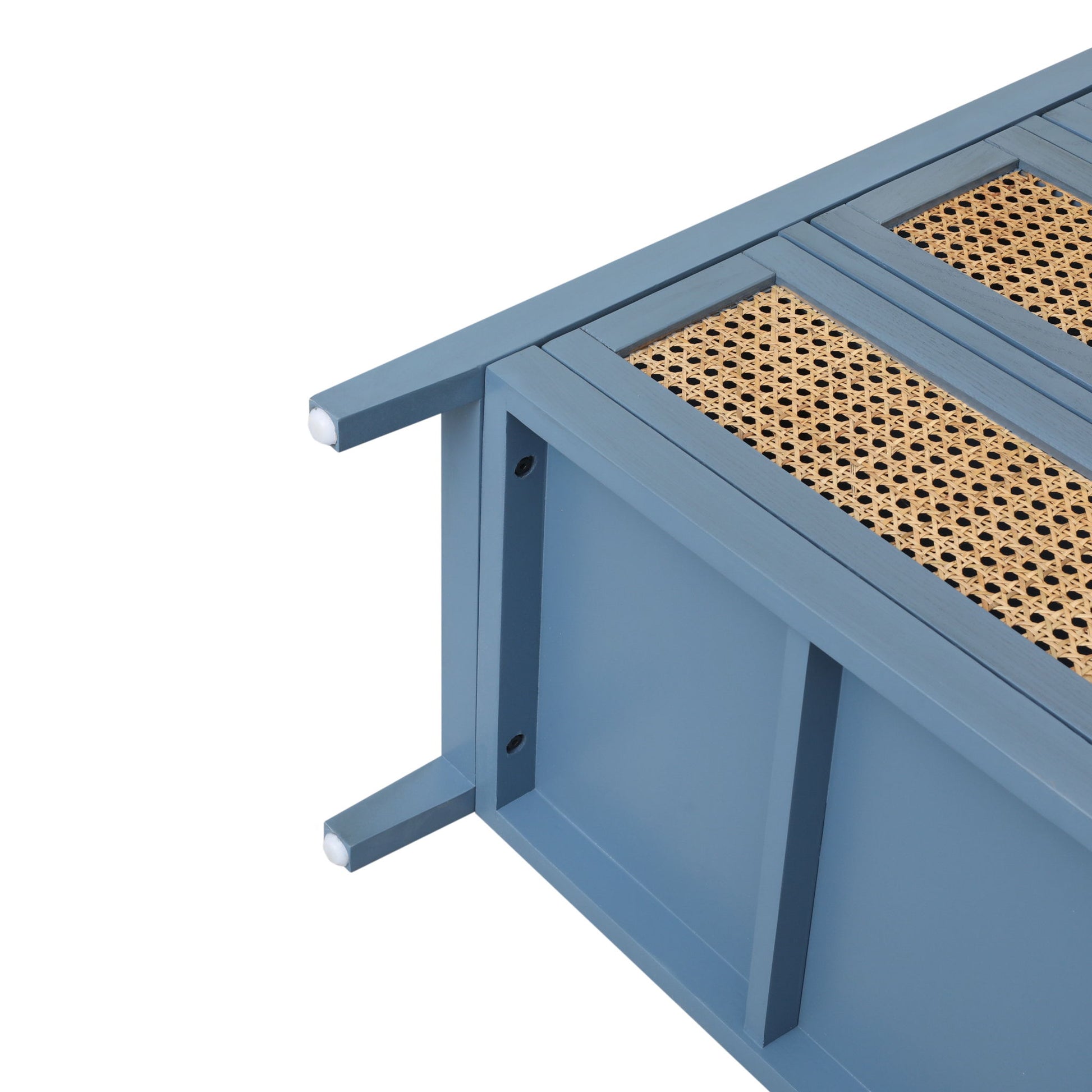 3 Drawer Cabinet, Natural Rattan, American Furniture - The Sleep Loft - Online Mattress Showroom NYC