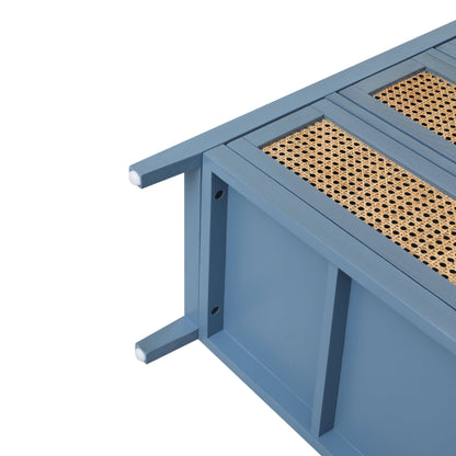 3 Drawer Cabinet, Natural Rattan, American Furniture - The Sleep Loft - Online Mattress Showroom NYC