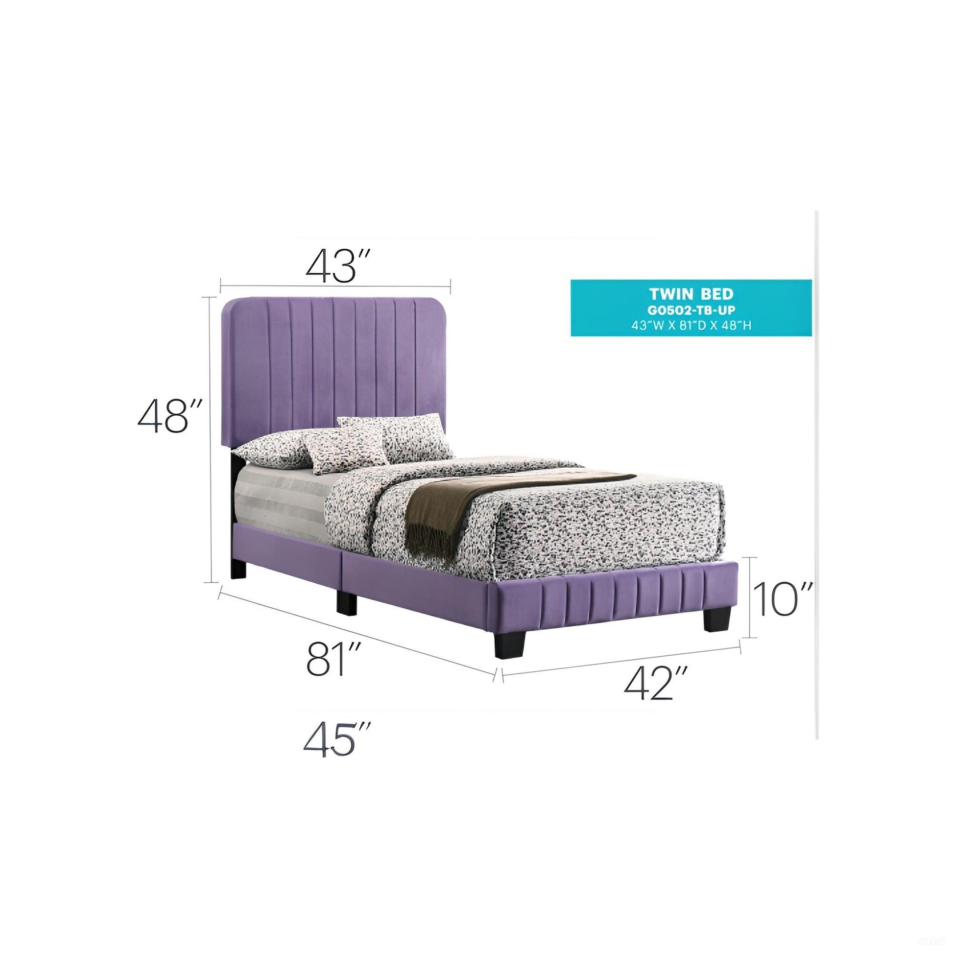 Channel Tufted Bed - The Sleep Loft - Online Mattress Showroom NYC