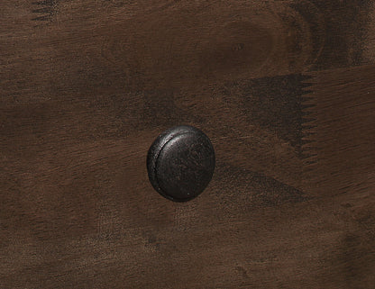 Verna - 2 Drawer Nightstand - Brown - The Sleep Loft - Online Mattress Showroom NYC