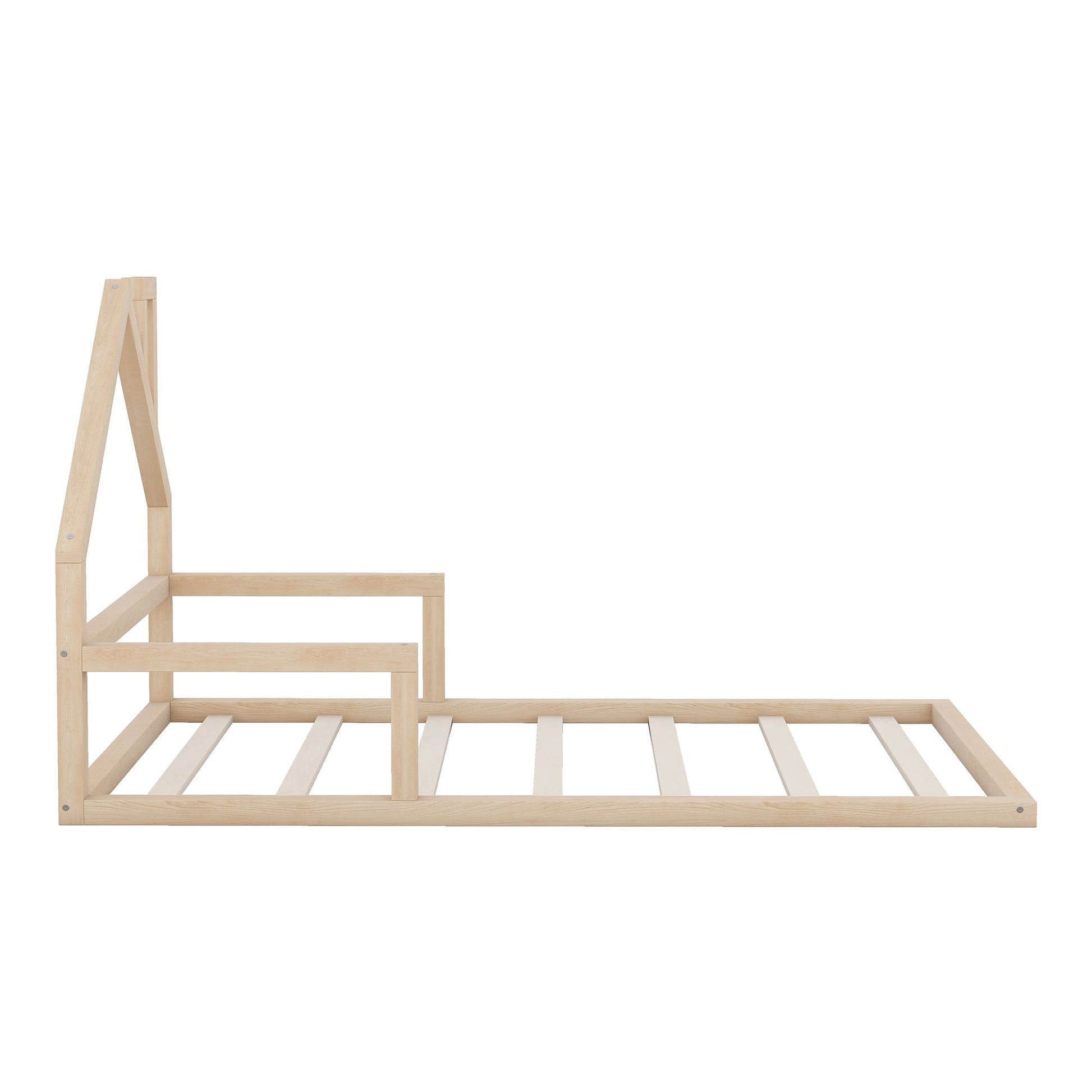 Floor Bed With House Shaped Headboard - The Sleep Loft - Online Mattress Showroom NYC