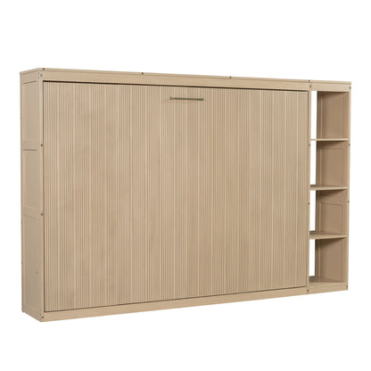 Murphy Bed With Bookshelf And Storage - The Sleep Loft - Online Mattress Showroom NYC
