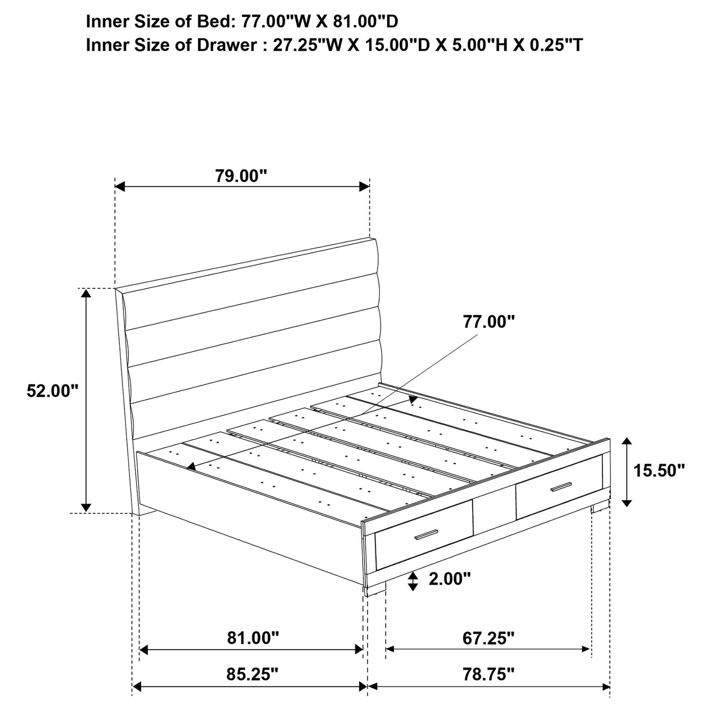 Dulcey - Storage Bed - The Sleep Loft - Online Mattress Showroom NYC