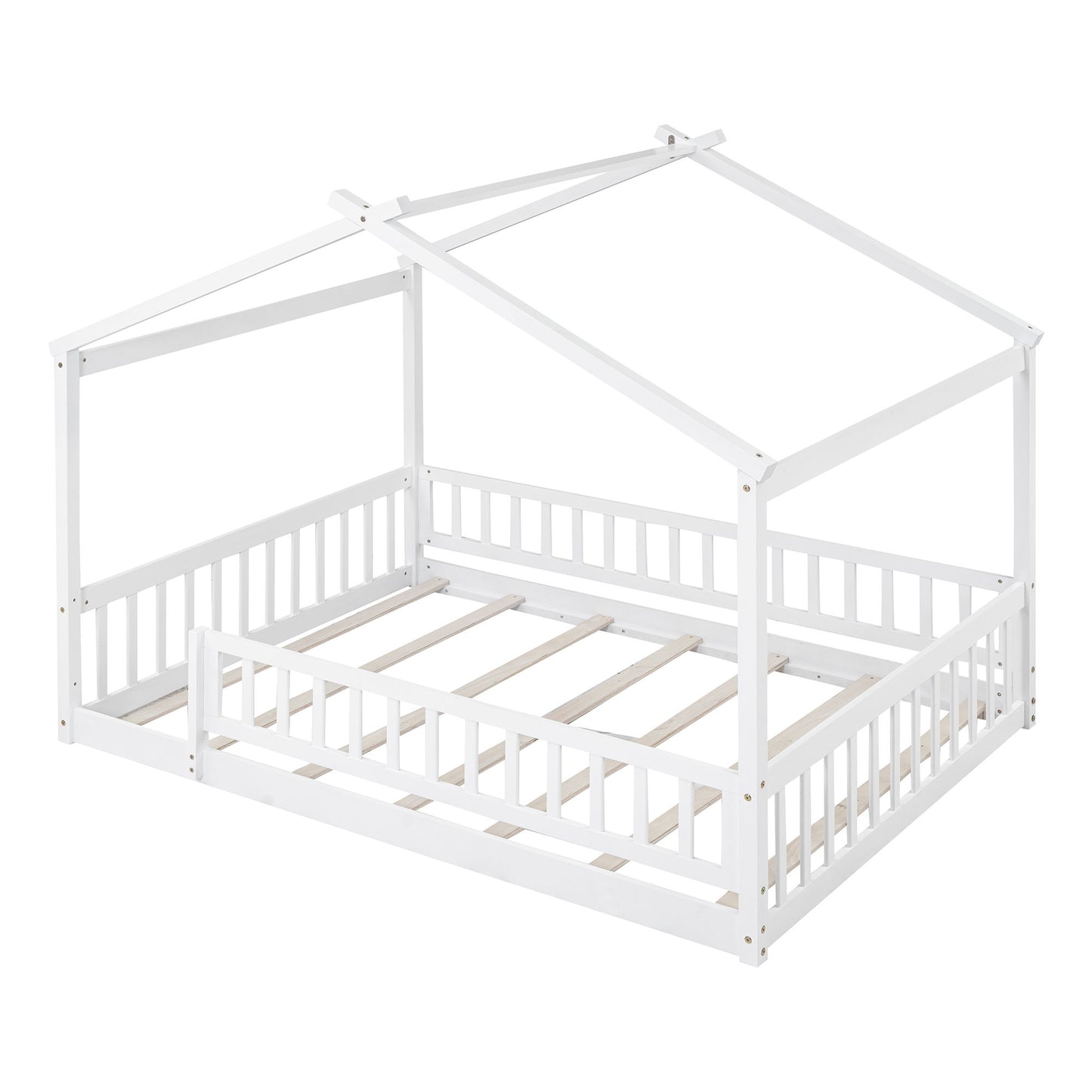 Bed House Bed Frame With Fence - The Sleep Loft - Online Mattress Showroom NYC