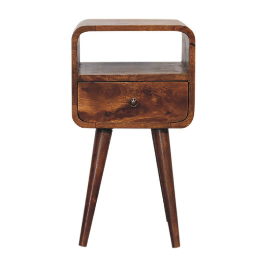 Mini Open Bedside Nightstand - The Sleep Loft - Online Mattress Showroom NYC