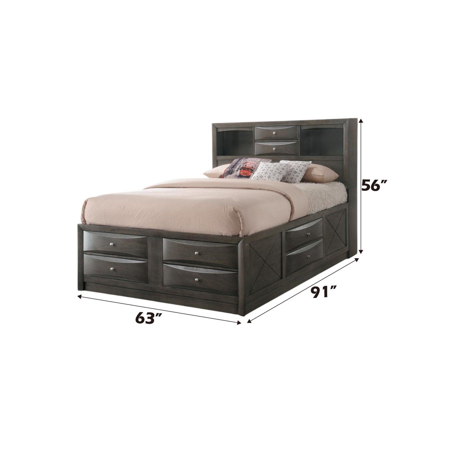 Ireland - Bed With Storage - The Sleep Loft - Online Mattress Showroom NYC