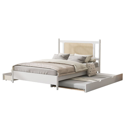 Platform Bed With 2 Big Drawers & Trundle - The Sleep Loft - Online Mattress Showroom NYC