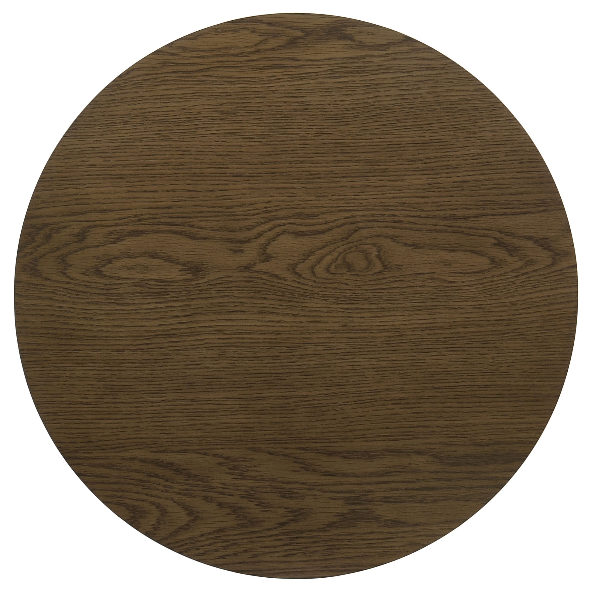 Kessler Round Sculptural Wood End Table Brown