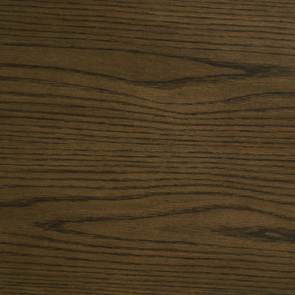 Kessler Round Sculptural Wood Coffee Table Brown
