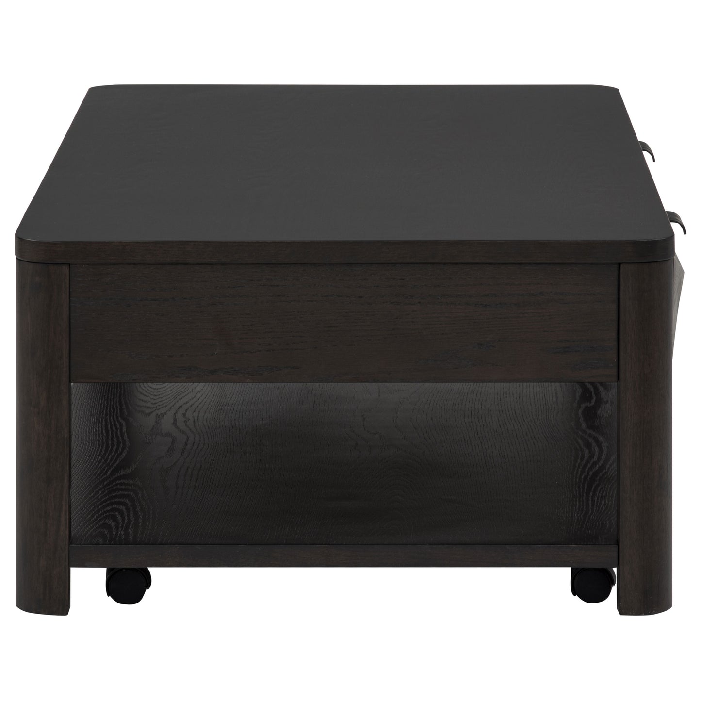 Marcelo Wood Coffee Table with 2 Drawers and Shelf Coffee