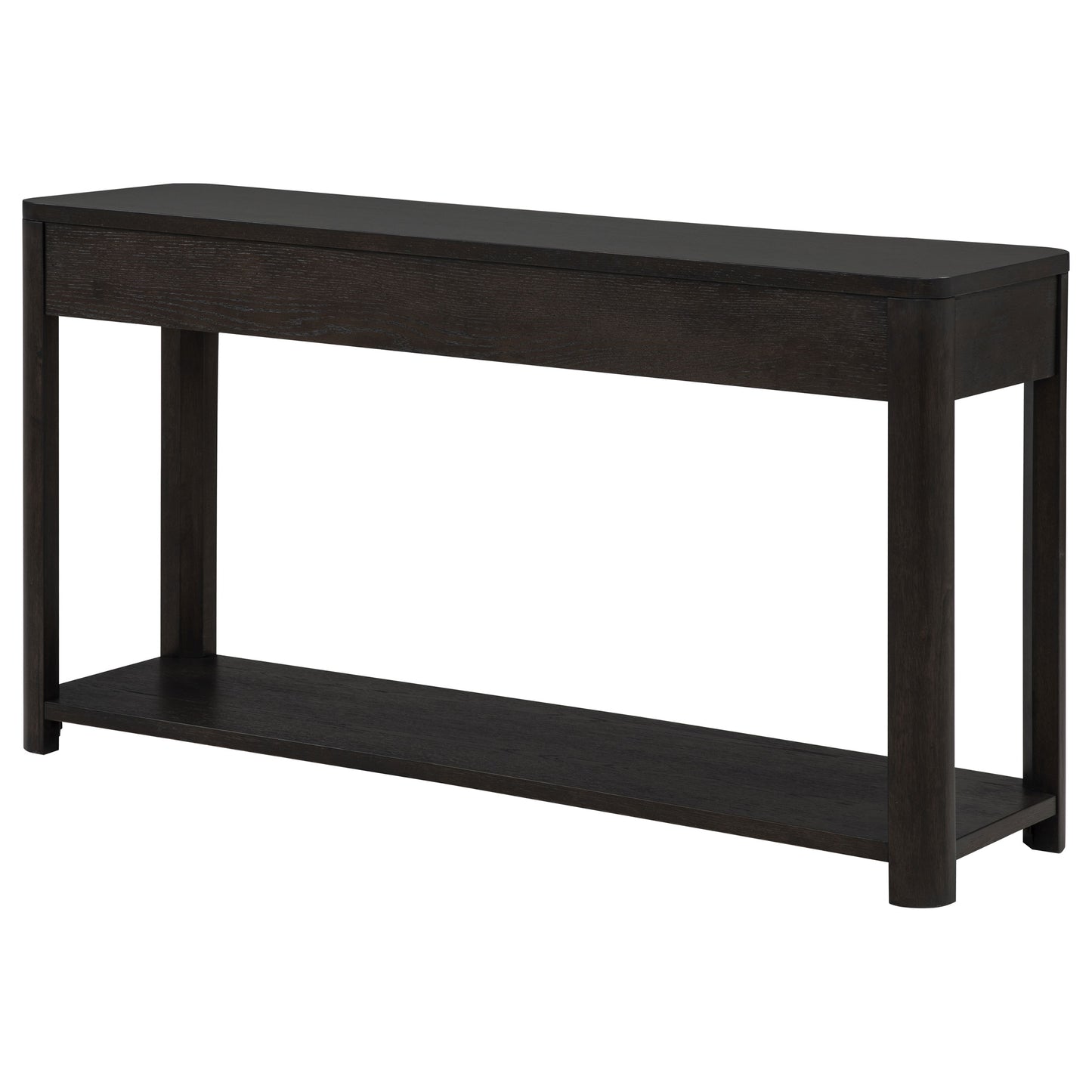 Marcelo Sofa Console Table with 2 Drawers and Shelf Coffee