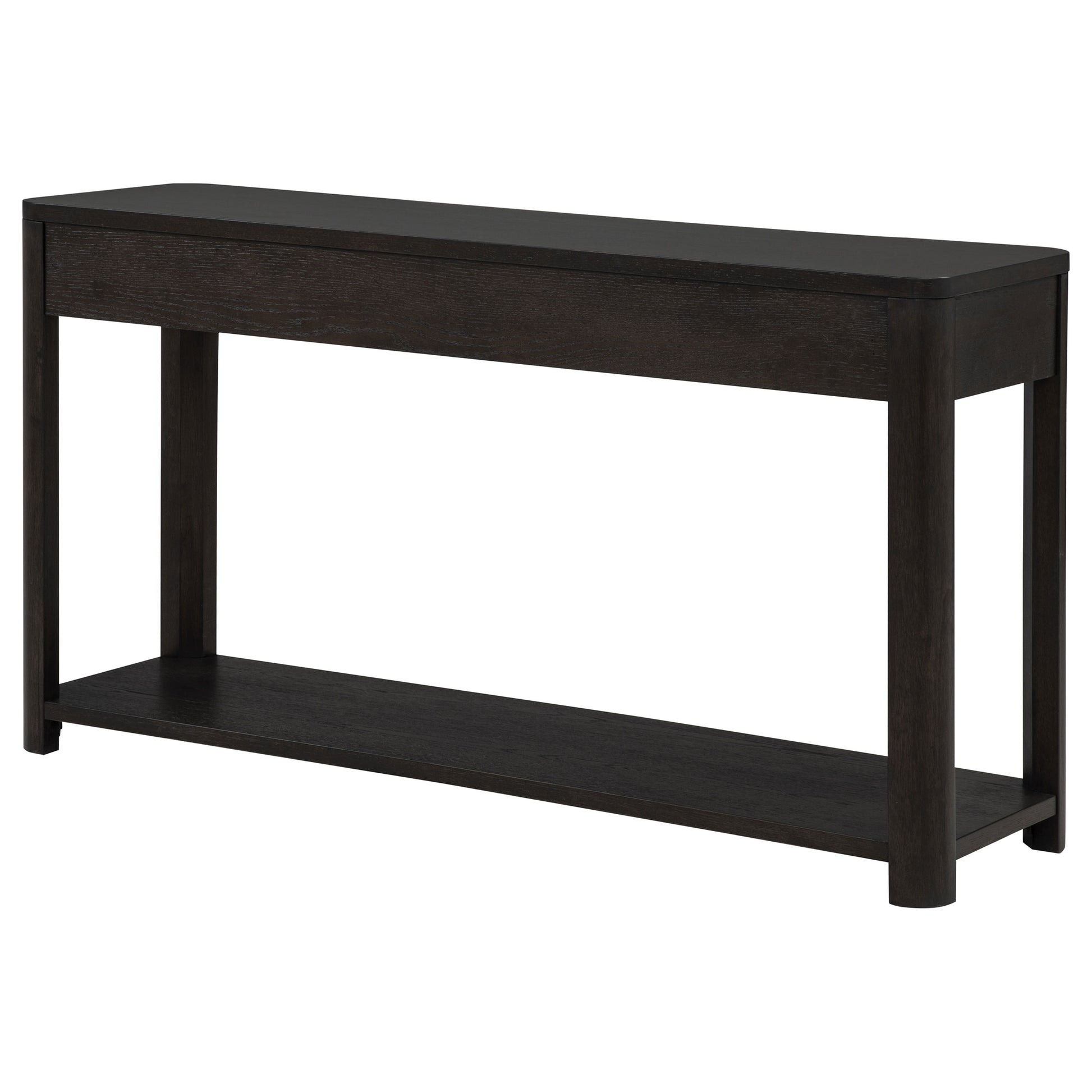 Marcelo Sofa Console Table with 2 Drawers and Shelf Coffee