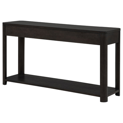Marcelo Sofa Console Table with 2 Drawers and Shelf Coffee