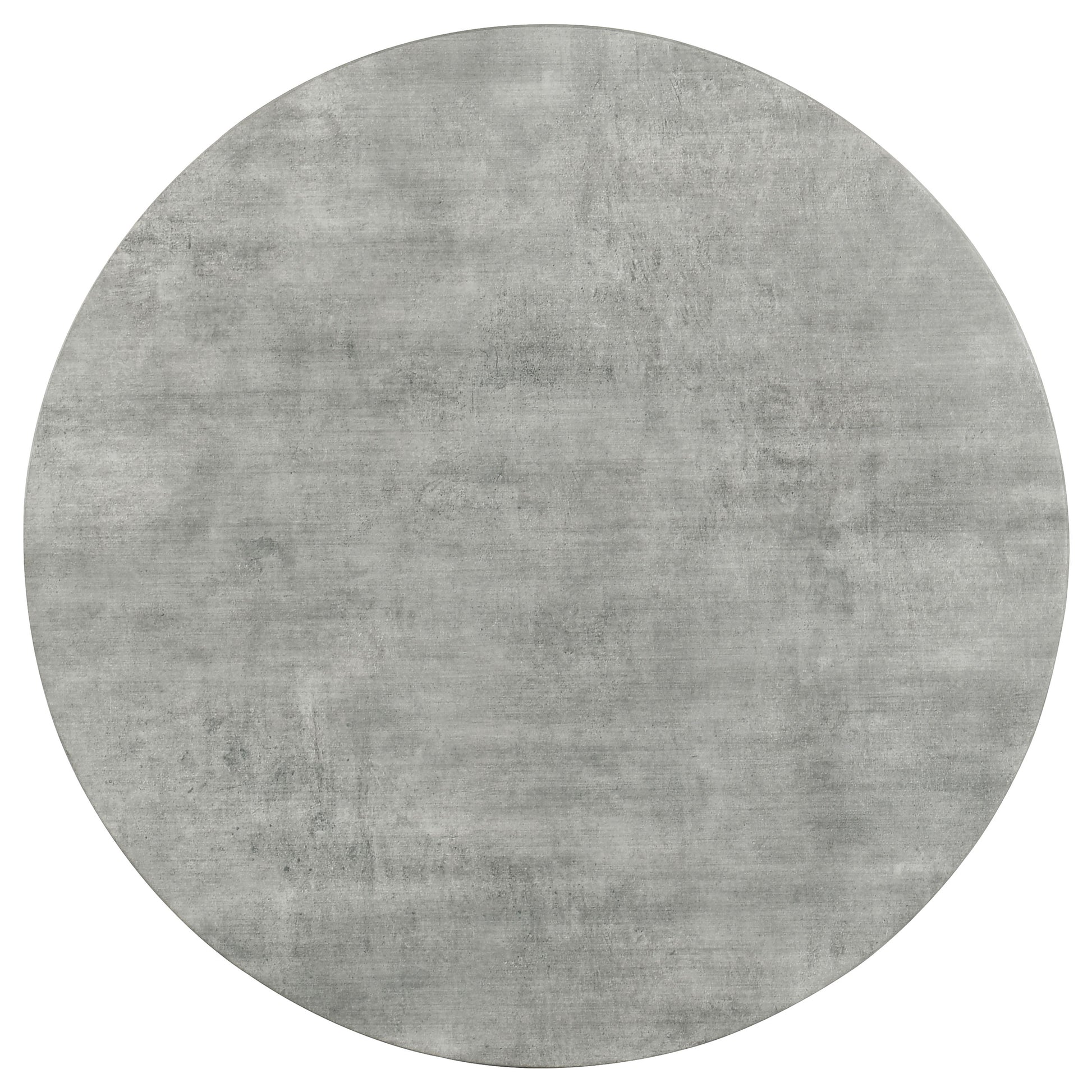 Hadi Round SmartTop Coffee Table Cement and Gunmetal