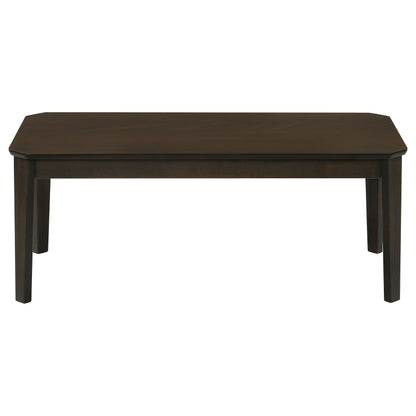 Amaro 3-piece Coffee and End Table Set Dark Brown