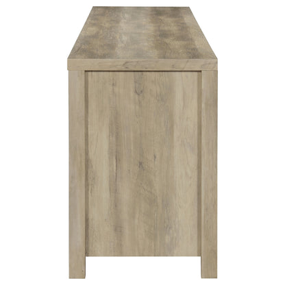 Madra 2-door Engineered Wood 79-inch TV Stand Distressed Pine