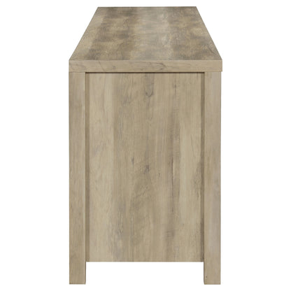Madra 2-door Engineered Wood 79-inch TV Stand Distressed Pine
