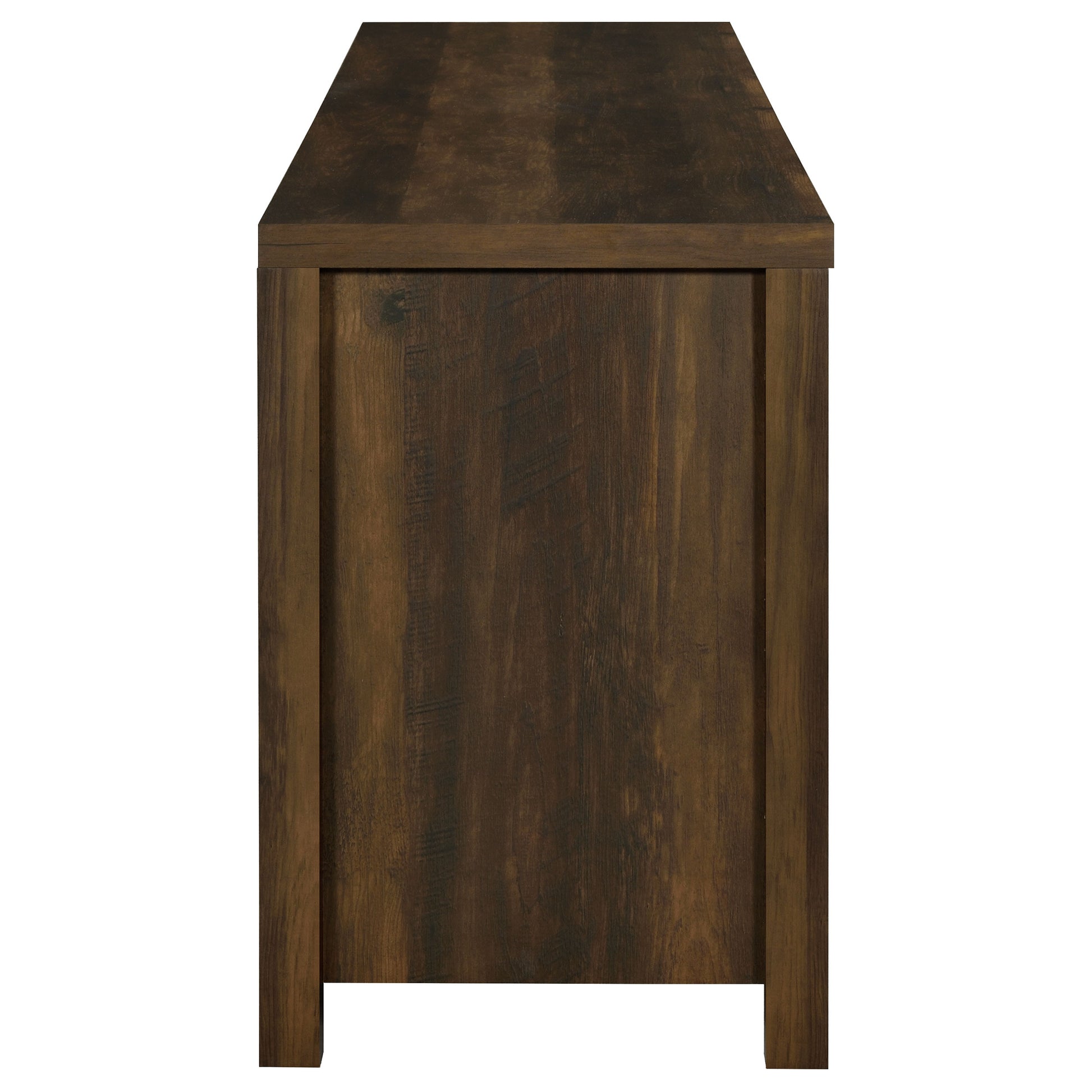 Madra 2-door Engineered Wood 79-inch TV Stand Dark Pine