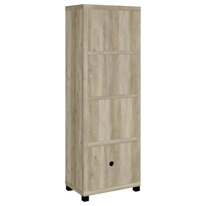 Sachin 3-piece 79-inch TV Entertainment Center Antique Pine