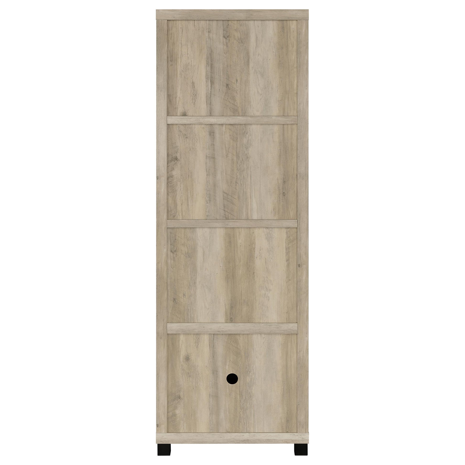 Sachin 3-piece 79-inch TV Entertainment Center Antique Pine