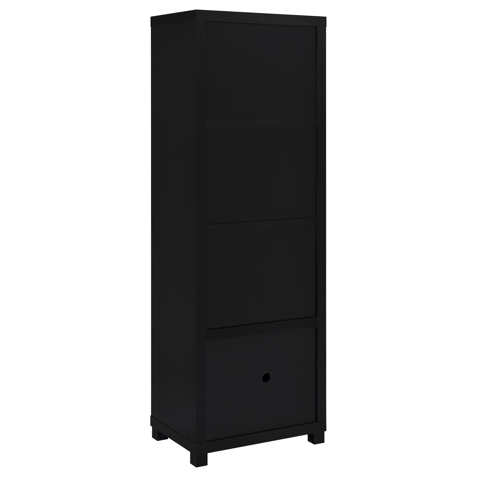 Sachin 3-piece Entertainment Center 79-inch TV Stand Black