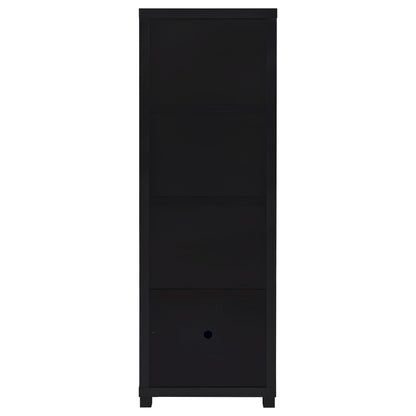 Sachin 3-piece Entertainment Center 79-inch TV Stand Black
